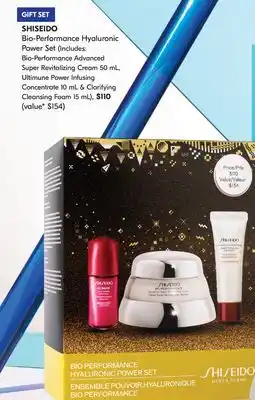 Pharmaprix Shiseido bio-performance hyaluronic power set offer