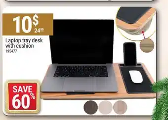 Rossy Laptop tray desk with cushion offer