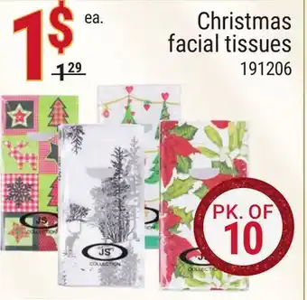 Rossy Christmas facial tissues offer