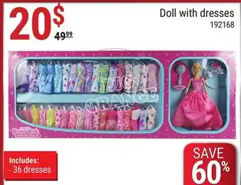 Rossy Doll with dresses offer