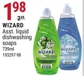 Rossy Wizard asst. liquid dishwashing soaps offer