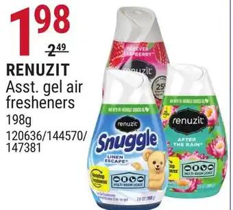 Rossy Renuzit asst. gel air fresheners offer