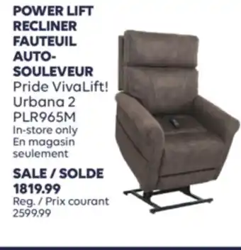 Wellwise by Shoppers Power lift recliner fauteuil auto-souleveur offer