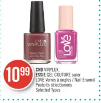 Pharmaprix Cnd vinylux, essie gel couture or nail enamel offer