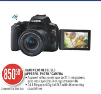 Pharmaprix Canon eos rebel sl3 appareil-photo / camera offer