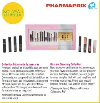 Pharmaprix Pharmaprix beauty mascara discovery collection offer