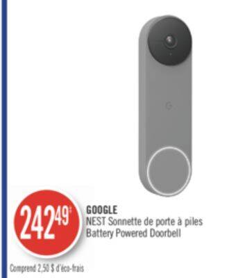 Pharmaprix Google nest offer