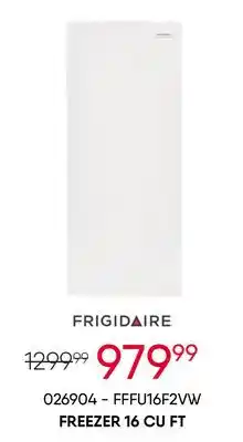 Meubles RD Frigidaire freezer 16 cu ft offer