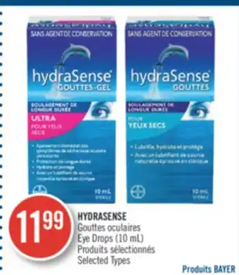 Pharmaprix Hydrasense eye drops offer
