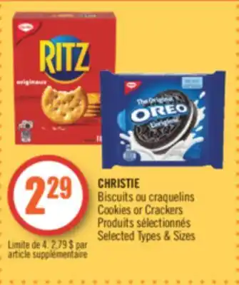 Pharmaprix Christie cookies or crackers offer