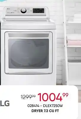 Meubles RD Lg dryer 7.3 cu ft offer