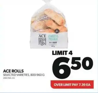 Real Canadian Superstore ACE ROLLS SELECTED VARIETIES, 800-960G offer