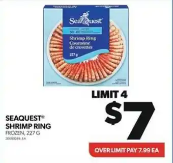 Real Canadian Superstore SEAQUEST SHRIMP RING FROZEN, 227G offer