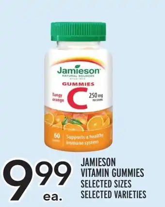 Metro JAMIESON VITAMIN GUMMIES SELECTED SIZES SELECTED VARIETIES offer