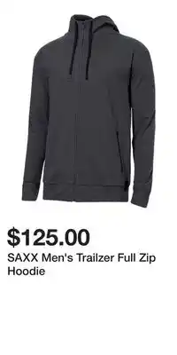 Mark's Saxx men's trailzer full zip hoodie offer