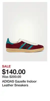 Holt Renfrew Adidas gazelle indoor leather sneakers offer
