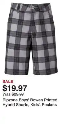 Sport Chek Ripzone boys' bowen printed hybrid shorts, kids', pockets offer