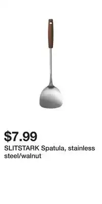 IKEA Slitstark spatula, stainless steel/walnut offer