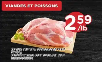 Kim Phat Fresh boneless pork shoulder butt offer