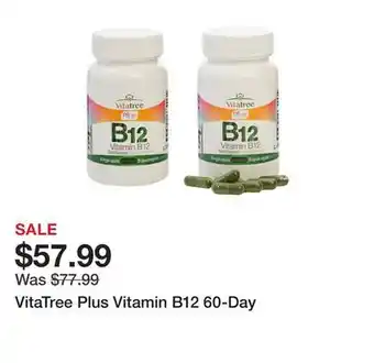 TSC Stores Vitatree plus vitamin b12 60-day offer