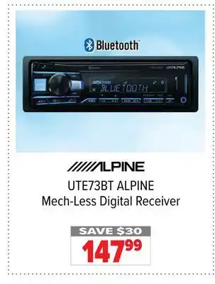 2001 Audio Video Alpine mech-less digital receiver offer