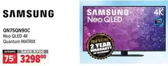 2001 Audio Video Samsung 75 neo qled 4k quantum matrix offer
