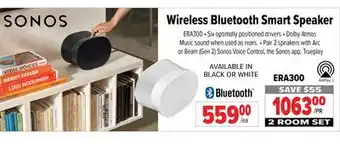 2001 Audio Video Sonos wireless bluetooth smart speaker offer