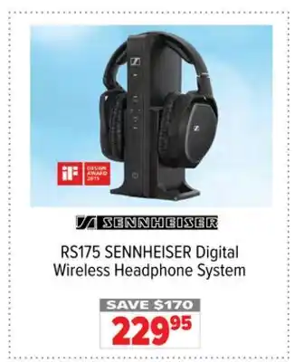 2001 Audio Video Sennheiser digital wireless headphone system offer