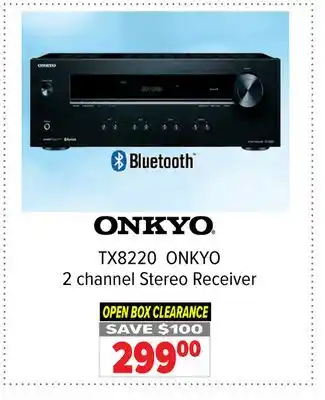 2001 Audio Video Onkyo 2 channel stereo receiver offer