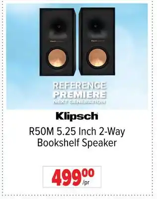 2001 Audio Video Klipsch 5.25 inch 2-way bookshelf speaker offer