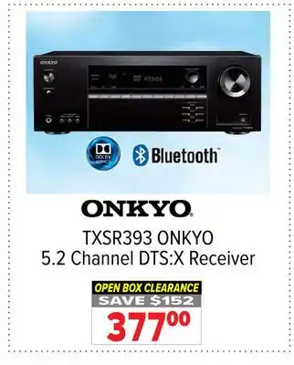 2001 Audio Video Onkyo 5.2 channel dts:x receiver offer