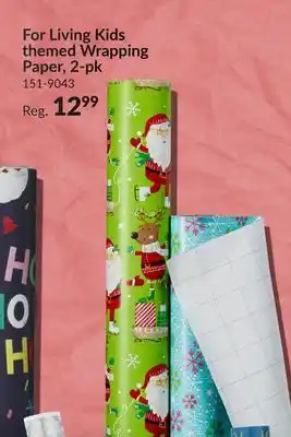 Party City For living christmas decoration kids' holiday gift wrap, 150-sq.ft., 2-pc offer