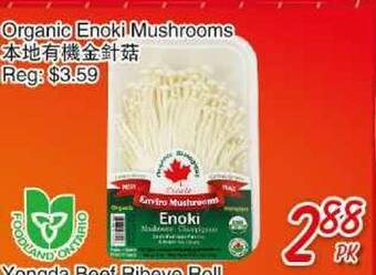Foody Mart Organic enoki mushrooms offer