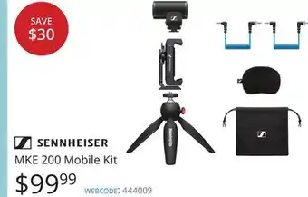 Vistek Sennheiser mke 200 mobile kit offer