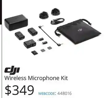 Vistek Dji wireless microphone kit offer