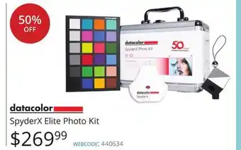 Vistek Datacolor spyderx elite photo kit offer