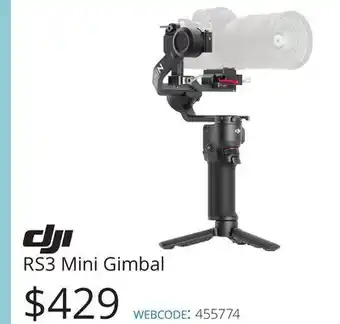 Vistek Dji rs3 mini gimbal offer