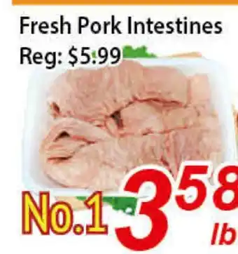Seasons Foodmart Fresh pork intestines offer