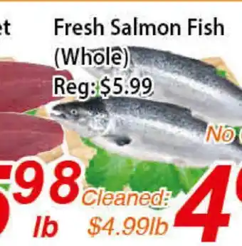 Seasons Foodmart Fresh salmon fish offer