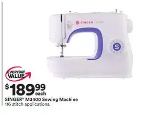 Michaels Singer m3400 sewing machine offer