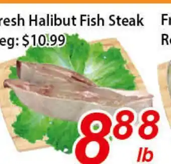 Seasons Foodmart Fresh halibut fish steak offer