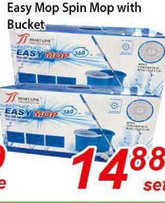 Seasons Foodmart Easy mop spin mop with bucket offer