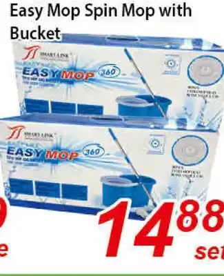 Seasons Foodmart Easy mop spin mop with bucket offer