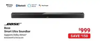 Visions Electronics Bose smart ultra soundbar offer