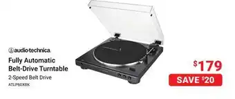 Visions Electronics Audio technica fully automatic belt-drive turntable offer