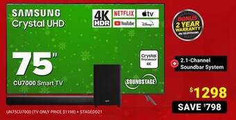 Visions Electronics Samsung crystal uhd 7 smart tv offer