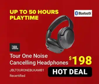 Visions Electronics Jbl tour one noise cancelling headphones offer