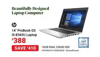 Visions Electronics Hp 14 probook g5 i5-8365u laptop offer