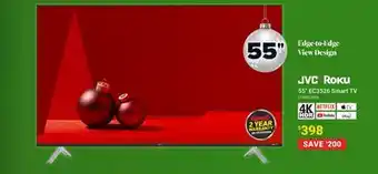 Visions Electronics Jvc roku 55 ec3526 smart tv offer