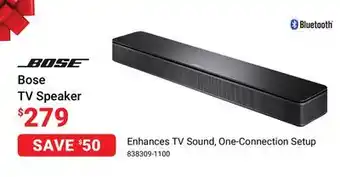 Visions Electronics Bose tv speaker offer